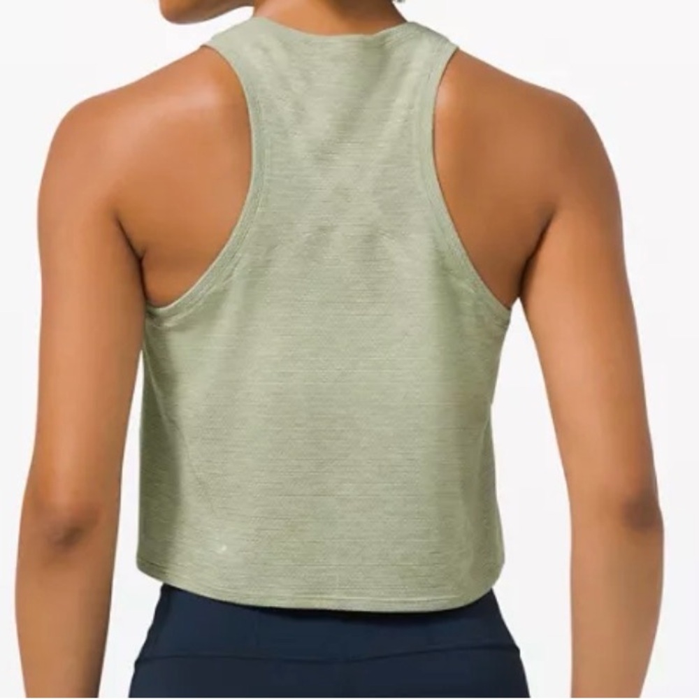 Lululemon Run and Train Cropped Racerback Tank - Picture 2 of 5